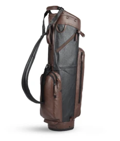 Sun Mountain Golf Leather Cart Bag 18 Sun Mountain Golf Leather Cart Bag -Wilson Store G823526LeatherCartBlack Brown