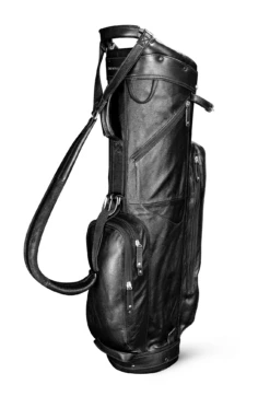 Sun Mountain Golf Leather Cart Bag 17 Sun Mountain Golf Leather Cart Bag -Wilson Store G823557LeatherCartBlack