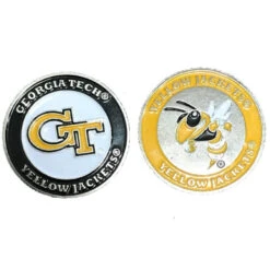 NCAA Double Sided Collegiate Golf Ball Marker Coins -Wilson Store GeorgiaTech ba23eb6b 8405 4bef 93e1 fffa38f0c13a