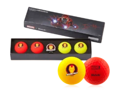Volvik Marvel Limited Edition Marvel Golf Ball Gift Packs -Wilson Store Gift Pack 2.0 Iron Man