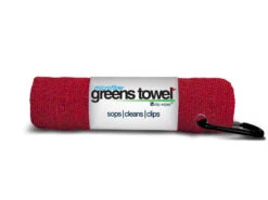Clip Wipes Microfiber Golf Greens Towel 18 Clip Wipes Microfiber Golf Greens Towel -Wilson Store Greens Towels Cardinal Red