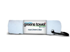 Clip Wipes Microfiber Golf Greens Towel 24 Clip Wipes Microfiber Golf Greens Towel -Wilson Store Greens Towels Pure White