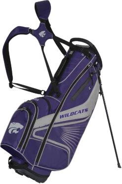 NCAA Collegiate The Gridiron III Team Effort Stand Bag 16 NCAA Collegiate The Gridiron III Team Effort Stand Bag -Wilson Store Gridiron III Stand Bag Kansas State