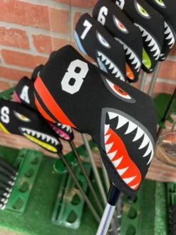 Shark Bite Neoprene Iron Head Covers Set 15 Shark Bite Neoprene Iron Head Covers Set -Wilson Store IMG 2811