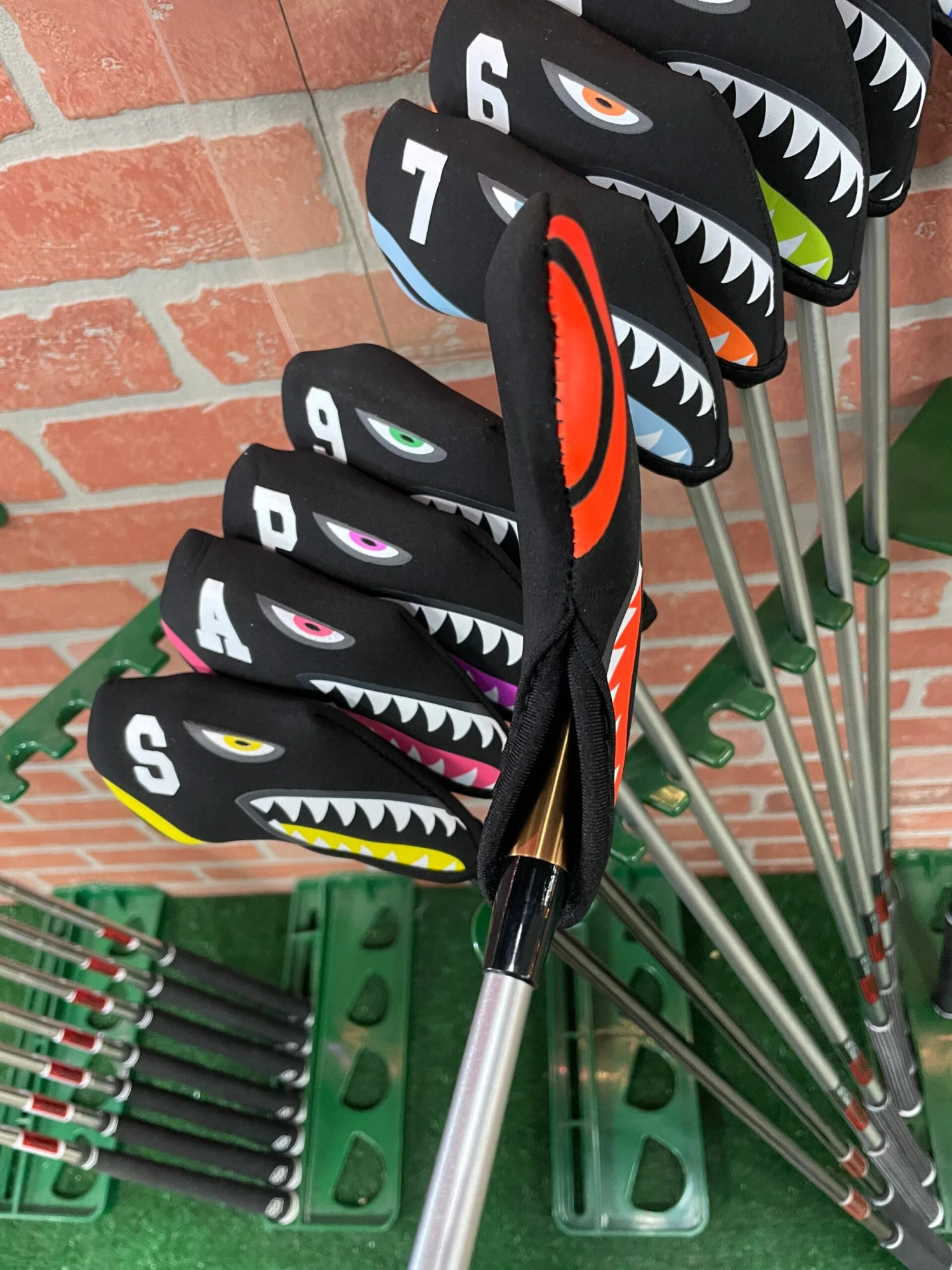 Shark Bite Neoprene Iron Head Covers Set 10 Shark Bite Neoprene Iron Head Covers Set - Image 8