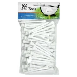 Intech 2 3/4-Inch Golf Tees 100-Pack -Wilson Store IntechGolfTees 100 White