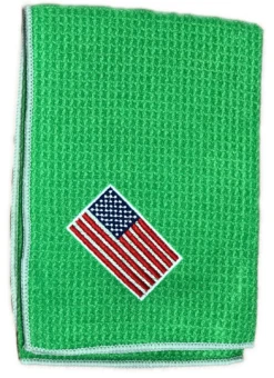 Joseph Elliott USA Embroidered Flag 18" X 18" Micro Fiber Towels -Wilson Store JE2