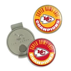 Team Effort Hat Clip & Ball Markers 9 Team Effort Hat Clip & Ball Markers -Wilson Store KCChiefsSBHatClip