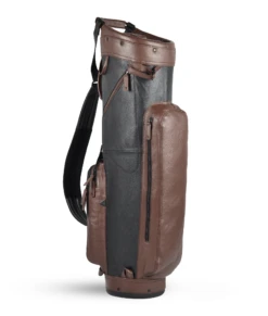 Sun Mountain Golf Leather Cart Bag 19 Sun Mountain Golf Leather Cart Bag -Wilson Store LeatherCartBlack BrownAltShot2