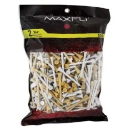 Maxfli 2.75" Golf Tees -Wilson Store MaxfliTees 2.75 500ct
