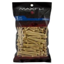Maxfli 3.25" Golf Tees 7 Maxfli 3.25" Golf Tees -Wilson Store MaxfliTees 3.25 200NaturalWood