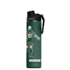 Orca NCAA Mascot 22 Ounce Hydra Hot Cold Bottle -Wilson Store MichiganState H22MSMCS Hydra22 Mascot Green Solo 800x a176318c b7ca 4c53 95a0 b71ec376c717