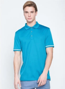 Callaway Jack Nicklaus Black Label By Perry Ellis Mini Jacquard Polo Shirts -Wilson Store MiniJacquardPolo DeepDiveBlue2