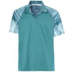 Oakley Golf Mens Aero Motion Short Sleeve Polo -Wilson Store Oakley Aero Sleeve Polo Balsam 0