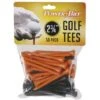 Powerbilt Golf Tees (50 Pack) - Orange/Black - 2.75" -Wilson Store OrangeBlackGolfTees