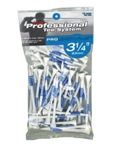 Pride Professional Tee System ProLength Golf Tees -Wilson Store PTS ProLength Blue 75