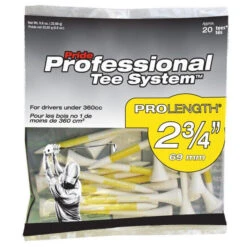 Pride Professional Tee System ProLength Golf Tees -Wilson Store PTS ProLength Yellow 20