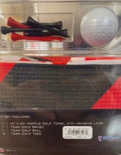 WinCraft NFL Waffle Golf Gift Set -Wilson Store PackagingHERO1
