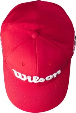 Wilson Performance Mesh Hat -Wilson Store PerformanceMesh 2023 Red 3