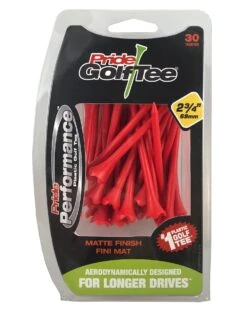 Pride Performance Matte Finish Golf Tees -Wilson Store Pride Performance Matte 234 Red 30ct 87991