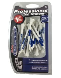 Pride Performance Plastic PTS Golf Tees -Wilson Store Pride Performance PTS 314 White 30ct 87889