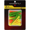Maxfli Pronged High-Visibility Golf Tees - 40 Pack -Wilson Store ProngedHighVisibilityGolfTees 40pack