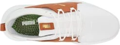 Puma Ignite Fasten8 Crafted Laced Golf Shoes -Wilson Store PumaFasten8Crafted WhiteLeatherBrown4