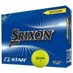 Srixon Q-Star Golf Balls -Wilson Store Q StarYellow0