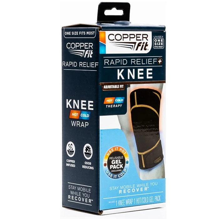 Copper Fit Rapid Relief Knee Wrap 3 Copper Fit Rapid Relief Knee Wrap
