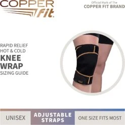 Copper Fit Rapid Relief Knee Wrap 11 Copper Fit Rapid Relief Knee Wrap -Wilson Store RapidReliefKnee 3