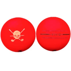 CaddiesShack Custom Jolly Rogers Skull & Crossbones Volvik Vivid Matte Golf Balls 11 CaddiesShack Custom Jolly Rogers Skull & Crossbones Volvik Vivid Matte Golf Balls -Wilson Store RedVivid