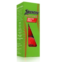 Srixon Soft Feel Brite Matte Color Golf Balls -Wilson Store SOFTFEELBriteRed13 Sleeve FLIP reflection