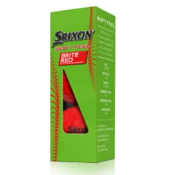 Srixon Soft Feel Brite Matte Color Golf Balls -Wilson Store SOFTFEELBriteRed13 Sleeve reflection