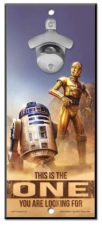 WinCraft Star Wars Bottle Opener 13" X 5" Wooden Signs 6 WinCraft Star Wars Bottle Opener 13" X 5" Wooden Signs - Image 4