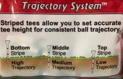 ProActive Sports Premium Hardwood Trajectory System Golf Tees -Wilson Store TE314TS80 2