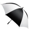 62 Inch Deluxe Golf Umbrella Black/White -Wilson Store TGUM112 1 XL