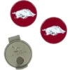 Team Effort Collegiate Hat Clip And 2 Ball Markers -Wilson Store Team Effort Hat Clip and Ball Markers Arkansas