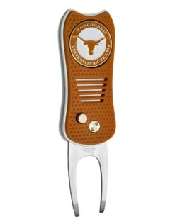 Team Golf Retractable Switchblade Switchfix Divot Tool Ball Marker - NCAA 38 Team Golf Retractable Switchblade Switchfix Divot Tool Ball Marker - NCAA -Wilson Store Texas Longhorns Switchfix 44448 151