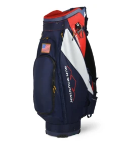 Sun Mountain Golf 2021 Tour Series Staff Cart Bag -Wilson Store TourSeriesNavy White RedAltShot