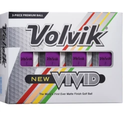 Volvik Vivid Matte Finish Golf Balls - Dozen -Wilson Store Vivid P