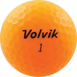 Volvik Vivid Matte Finish Golf Balls - Dozen -Wilson Store Vivid Sherbert Orange
