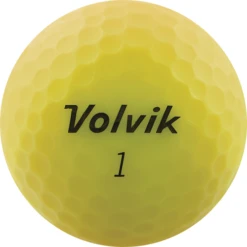 Volvik Vivid Matte Finish Golf Balls - Dozen -Wilson Store Vivid Yellow