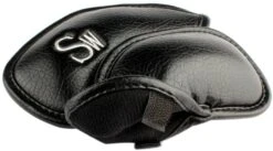 Volf Golf Black Synthetic Leather Iron Covers Set 11 Volf Golf Black Synthetic Leather Iron Covers Set -Wilson Store VolfGolfHeadcover BlackLeatherIrons3