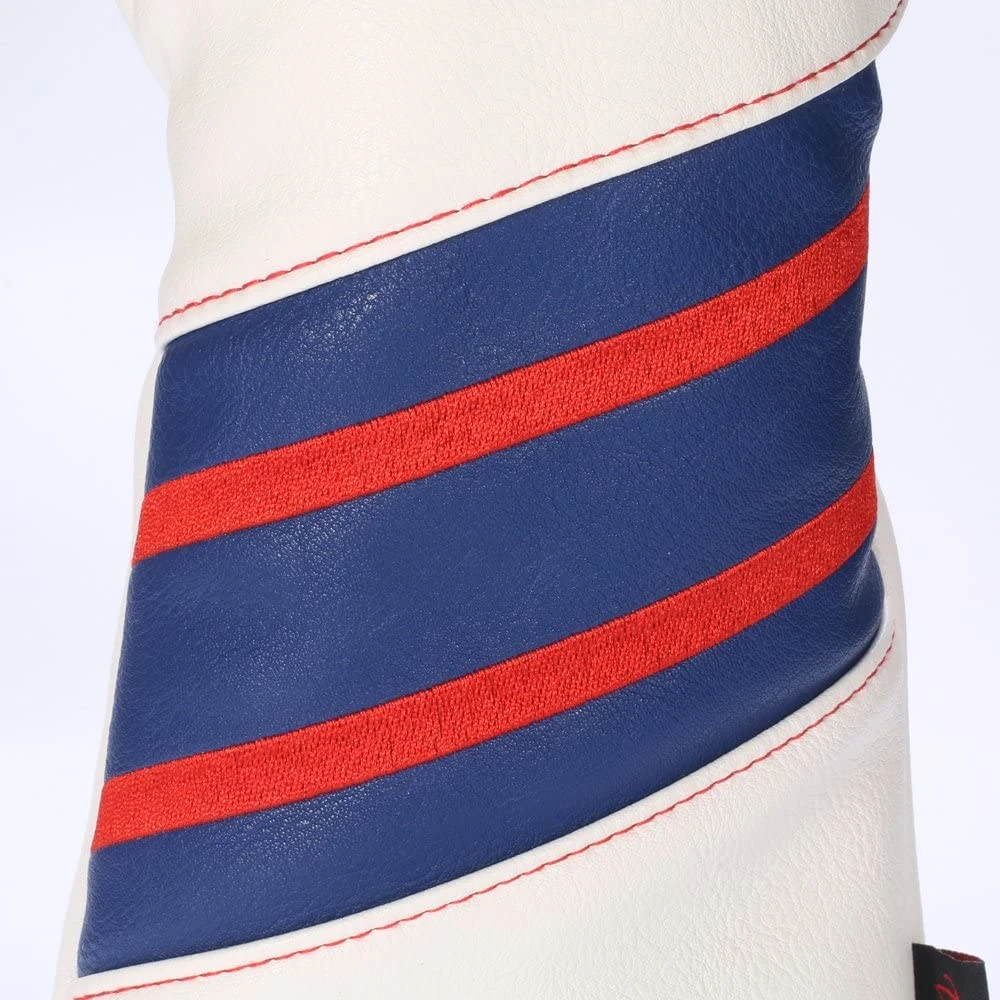 Volf Golf Red White Blue Leather Spider Headcovers 9 Volf Golf Red White Blue Leather Spider Headcovers - Image 7