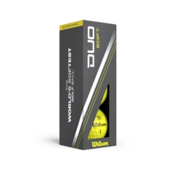 Wilson Staff Duo Soft 2.5 Golf Balls -Wilson Store WG2006102 6 Duo Soft Yellow Ball 3Ball Sleeve