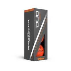 Wilson Staff Duo Soft 2.5 Golf Balls -Wilson Store WG2006104 6 Duo Soft Orange Ball 3Ball Sleeve