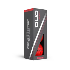 Wilson Staff Duo Soft 2.5 Golf Balls -Wilson Store WG2006106 6 Duo Soft Red Ball 3Ball Sleeve