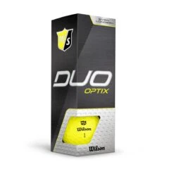 Wilson Staff 2020 Duo Soft Optix Golf Balls -Wilson Store WGWP502LO 6 Duo Optix 3 Ball Sleeve Yellow.png.cq5dam.web .1200.1200