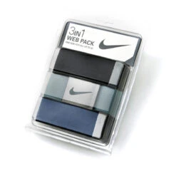 Nike 3-in-1 Web Belt Packs -Wilson Store WebBelt BlackBlueNavy