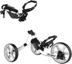 Clicgear Golf 3-Wheel Push Cart Model 4.0 26 Clicgear Golf 3-Wheel Push Cart Model 4.0 -Wilson Store White 0